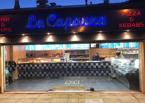 La Capanna Takeaway Fish and Chip Shop Livingston 